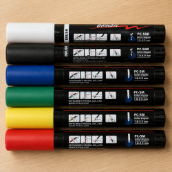 POSCA PC-5M 4-Stk. + 2-stk. GRATIS PC-5BR - 6-Pak