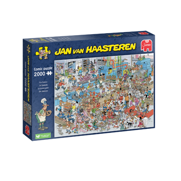 Puslespil af Jan Van Haasteren "The Bakery" 2000 Brikker