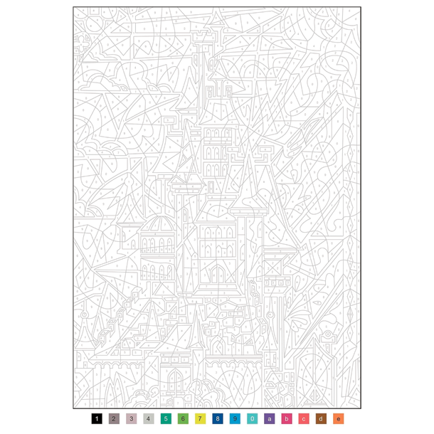 Disney Paint-by-Numbers - Beauty and the Beast