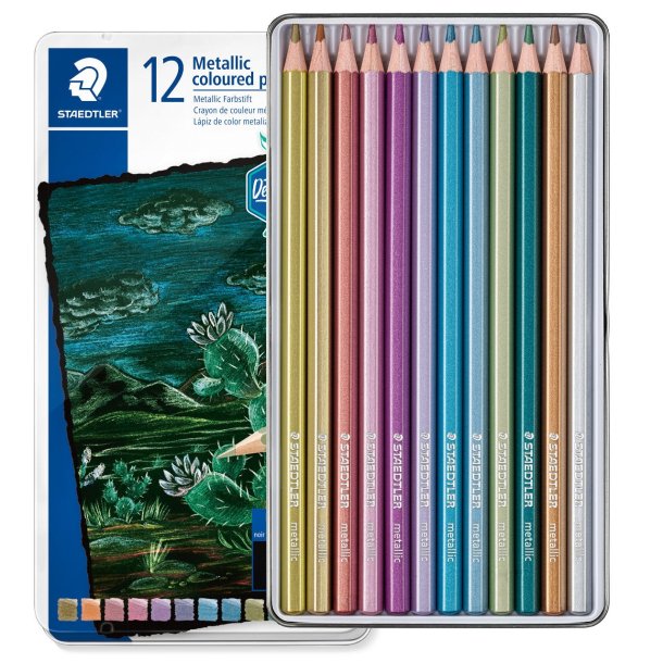 STAEDTLER Metallic Farveblyanter � 12 stk.