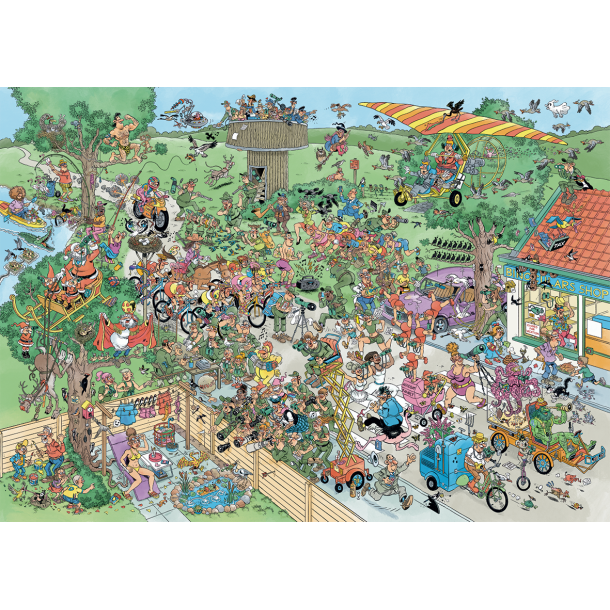 Puslespil af JvH "Big Garden Birdwatch" 1000 Brikker