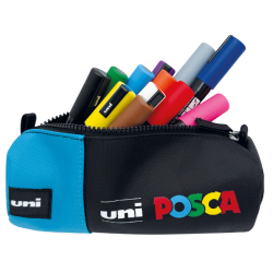 POSCA PC-5M Penalhus Sortiment - Lys Bl�