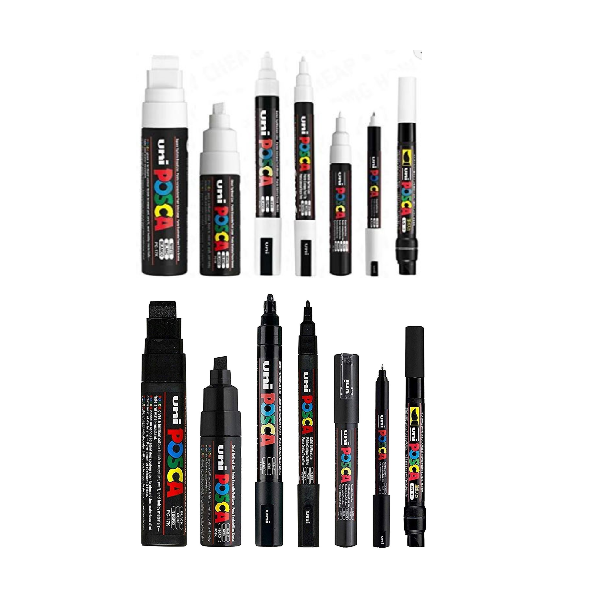 Posca Sort &amp; hvid Sortiment