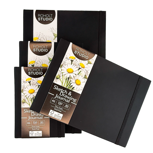 Roholt Studio Artist Sketchbook - Black
