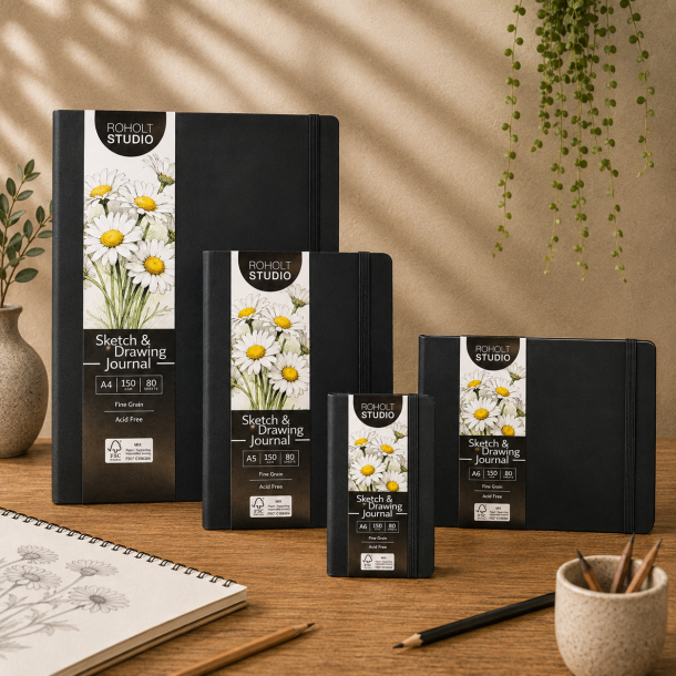 Roholt Studio Artist Sketchbook - Black