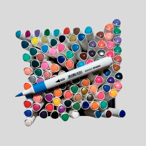 Roholt Studio, 100-stk. Akryl Markers