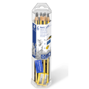 Noris Jumboblyantsst m. Viskelder & blyantspidser