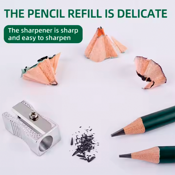 Skitse og tegnest, Premium Kvalitet (11 dele)