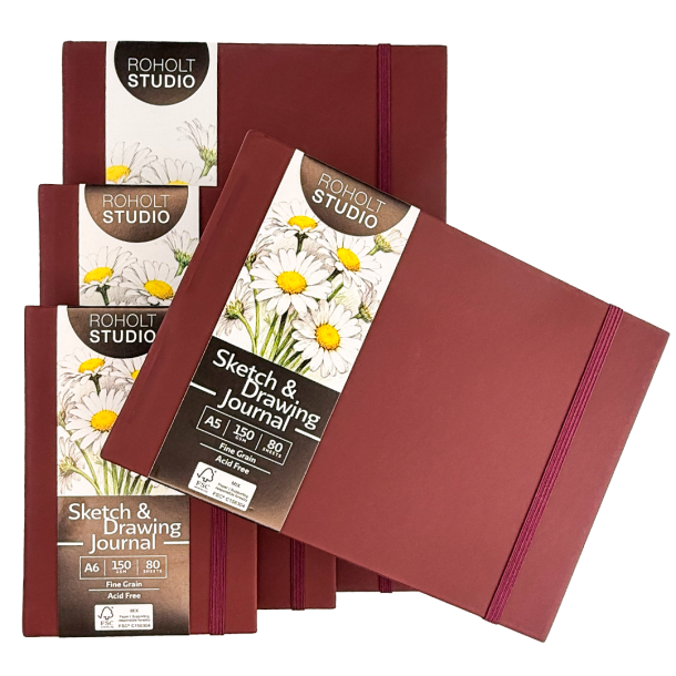 Roholt Studio Artist Sketchbook - Bordeaux