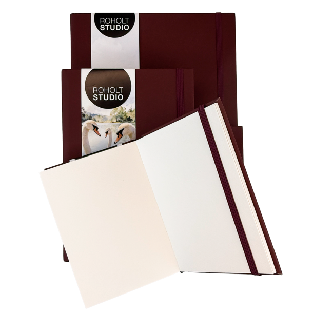 Roholt Studio Artist Watercolour Journal - Bordeaux