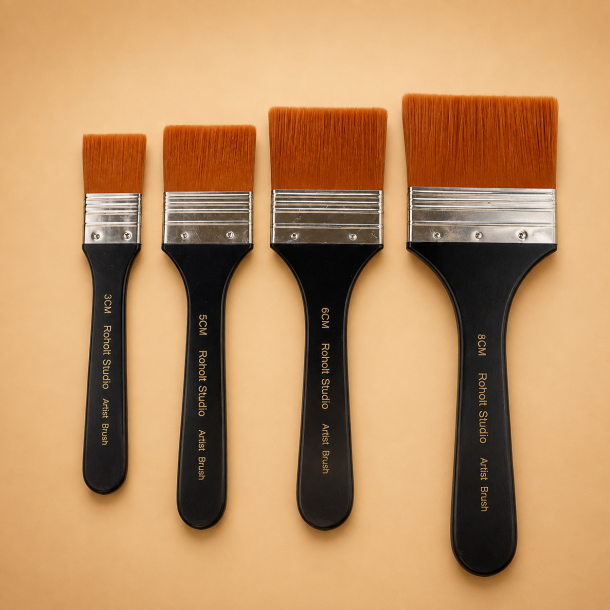 Roholt Studio Brede Pensler - 3-8cm