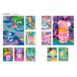 Paint-by-Numbers - Carebears