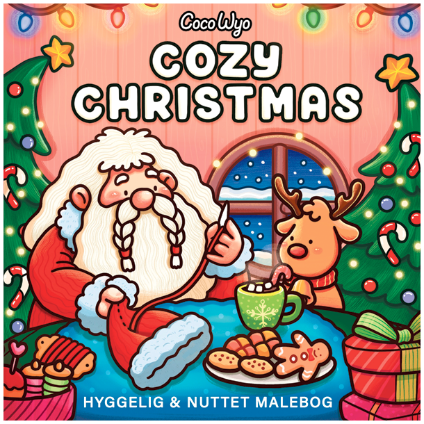Coco Wyo Cozy Christmas - Hyggelig og Nuttet Malebog