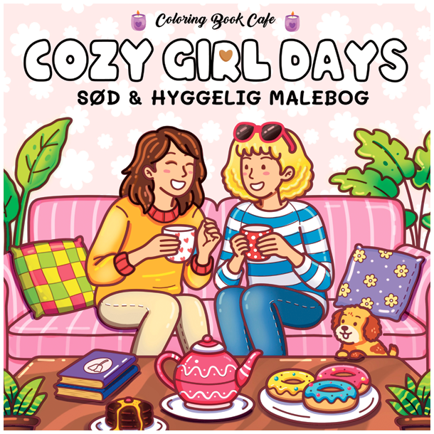 Cozy Girl Days - Sd og Hyggelig Malebog