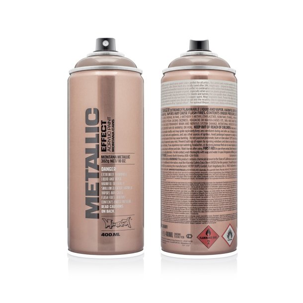Montana Metallic Spraymaling - Champagner, 400ml.