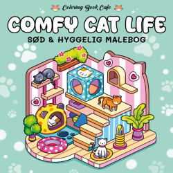Comfy Cat Life - Sd og Hyggelig Malebog