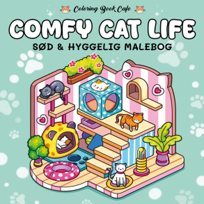 Comfy Cat Life - Sd og Hyggelig Malebog