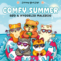 Comfy Summer - Sd og Hyggelig Malebog