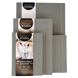 Roholt Studio Artist Watercolour Journal - Cool Grey