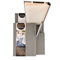 Roholt Studio Artist Watercolour Journal - Cool Grey