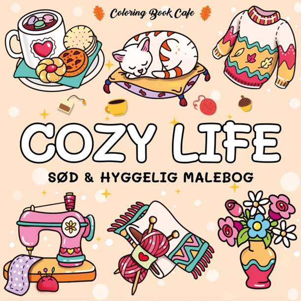 Cozy Life - Sd og Hyggelig Malebog