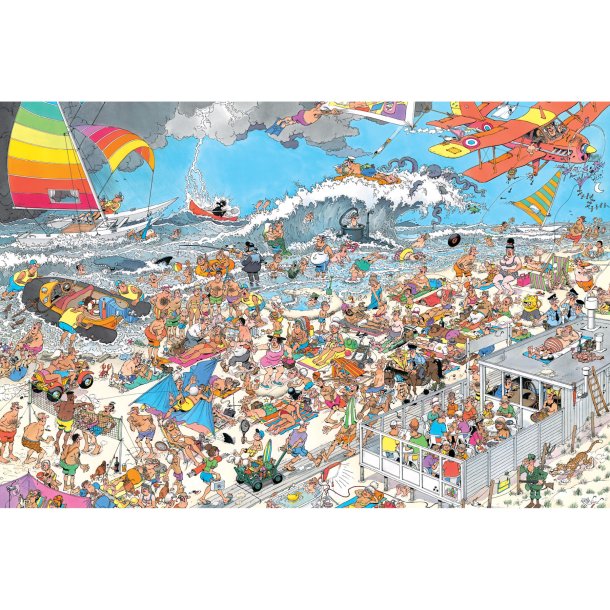 NYHED! Puslespil af JvH "At the Beach" 1500 Brikker