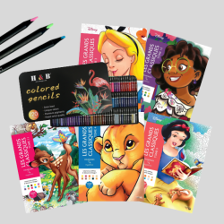 Disney Great Classics MEGA pakke - 120 stk. oliebaseret farveblyanter