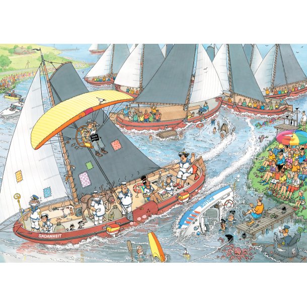 Jan van Haasteren - Puslespil af JVH " Dutch Traditions" 2x1000 Brikker