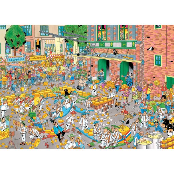 Jan van Haasteren - Puslespil af JVH " Dutch Traditions" 2x1000 Brikker