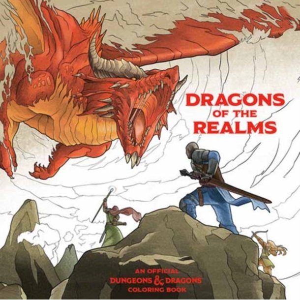 Dragons of the Realms: An Official Dungeons &amp; Dragons Coloring Book