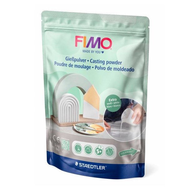 FIMO St�bepulver � 5 kg Hvid