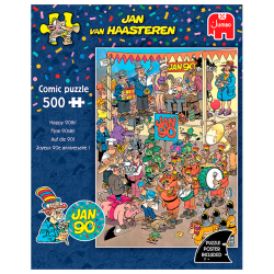 NYHED Jan van Haasteren "Happy 90th" 500 Brikker