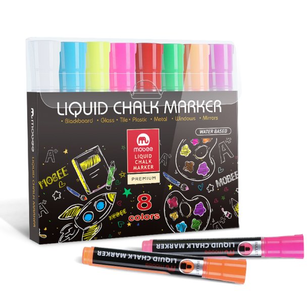 Mobee - Chalk markers 8-Pak