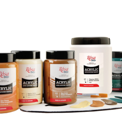 Rosa Akrylmaling 400ml.