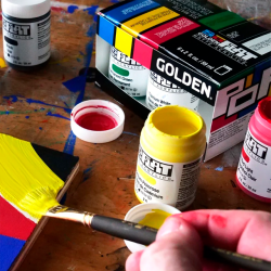 GOLDEN SoFlat Pop S�t, Mat Akrylmaling - 6x59ml.