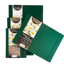 Roholt Studio Artist Sketchbook - Dark Green