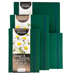 Roholt Studio Artist Sketchbook - Dark Green