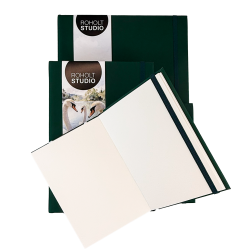 Roholt Studio Artist Watercolour Journal - Dark Green