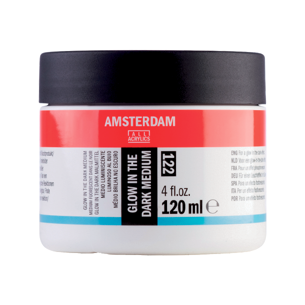 Amsterdam Glow in the Dark Medium 120ml. 