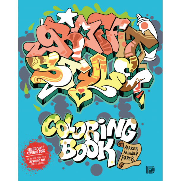 Graffiti Style Coloring Book