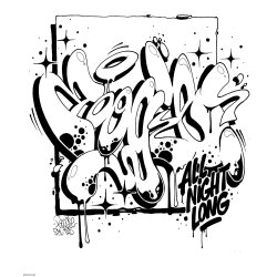 Graffiti Style Coloring Book