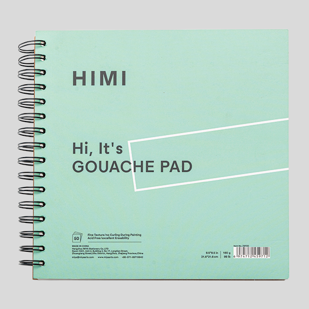 HIMI Gouache Blok 21,6 x 21,6 cm
