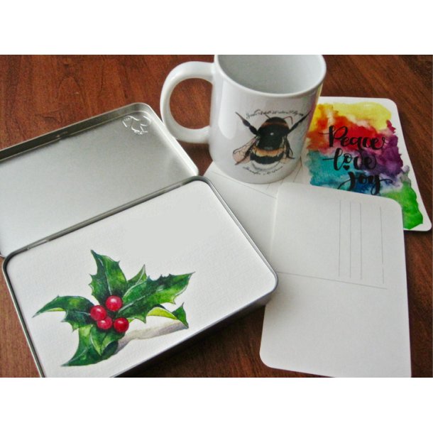 Hahnemhle Akvarel Postkort i Metalske