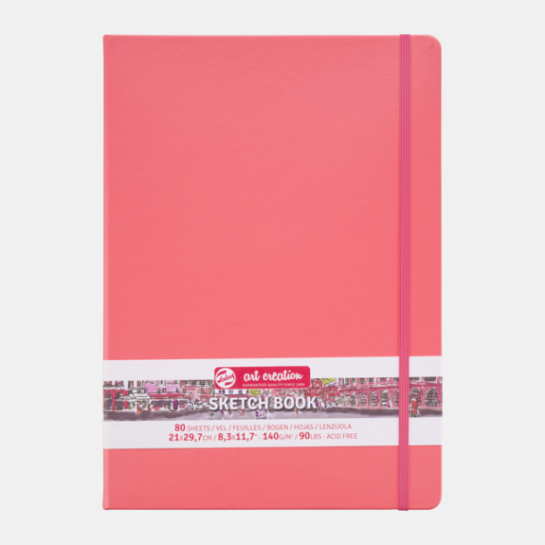 Hardcover Sketchbook - Coral