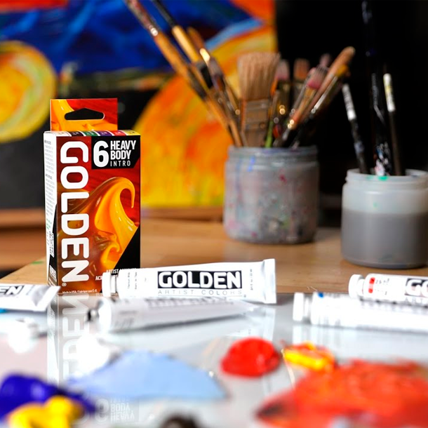 GOLDEN Heavy Body Akrylmaling Intro S�t