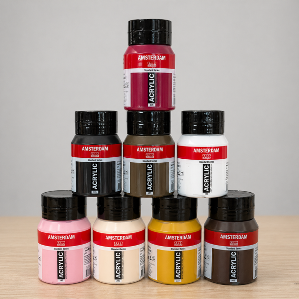 Amsterdam Akryl S�t  - Portr�t farver
