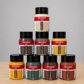 Amsterdam Akryl S�t  - Jordfarver