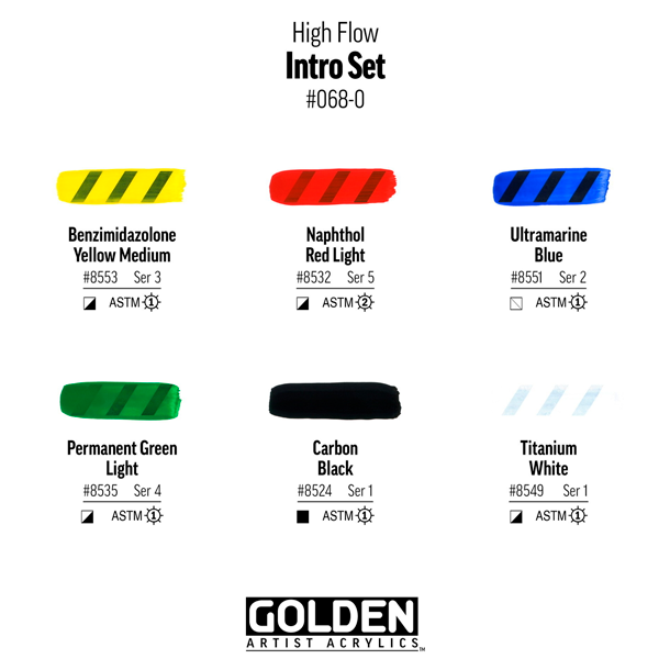 GOLDEN High Flow Maling Intro S�t