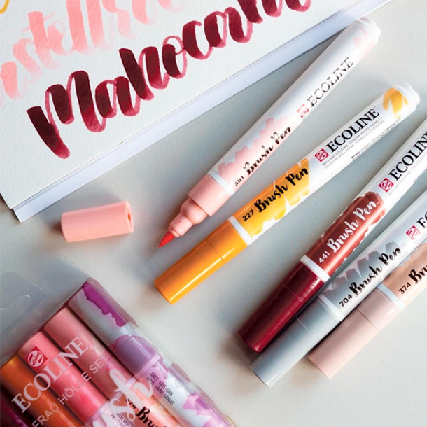 Ecoline Akvarel Brushpens "Frau Hlle" 5-pen st