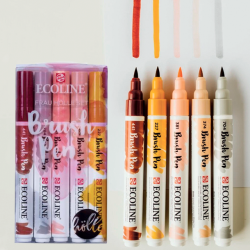 Ecoline Akvarel Brushpens "Frau Hlle" 5-pen st